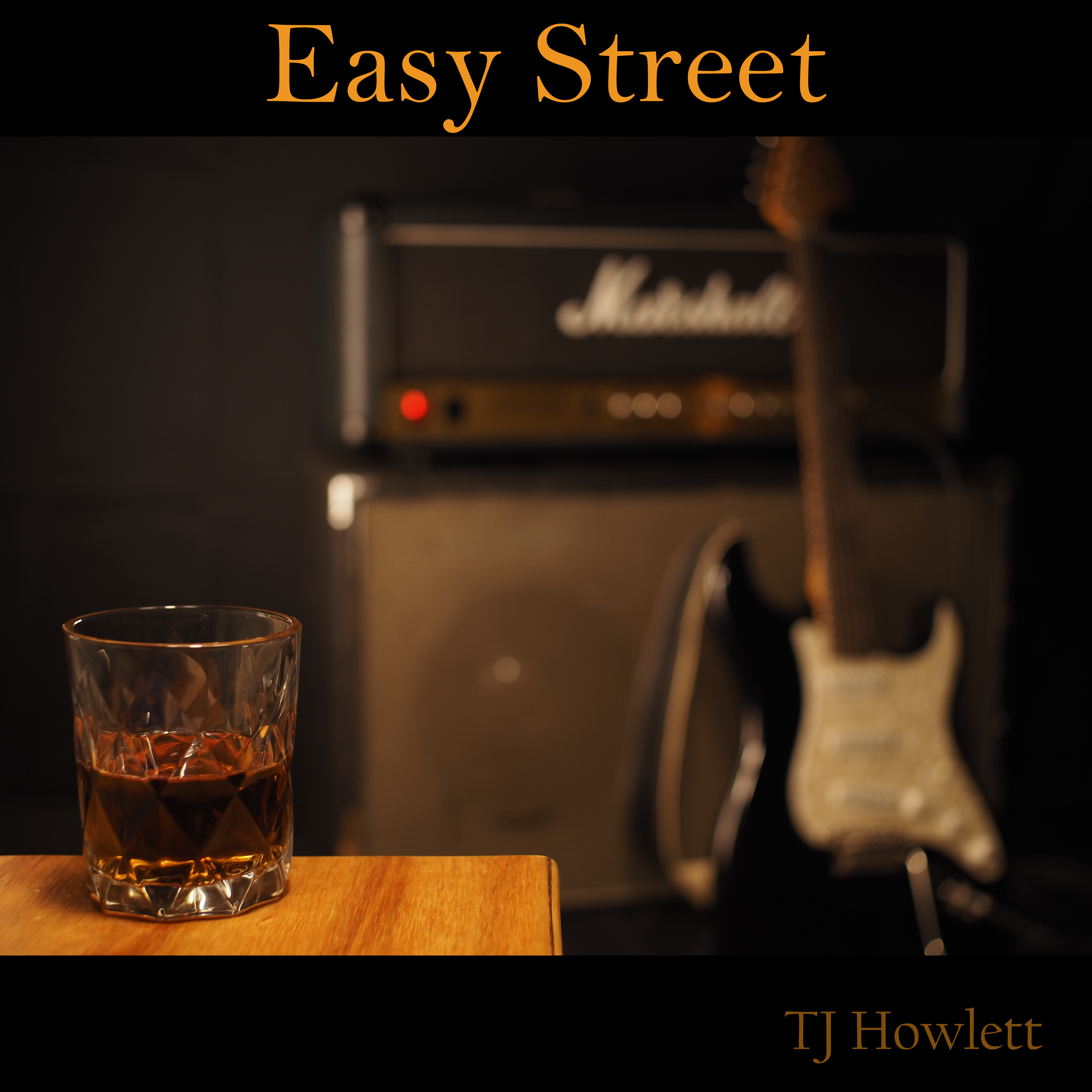 Easy Street cover art — a moody, amber-toned scene evoking a late-night dive bar